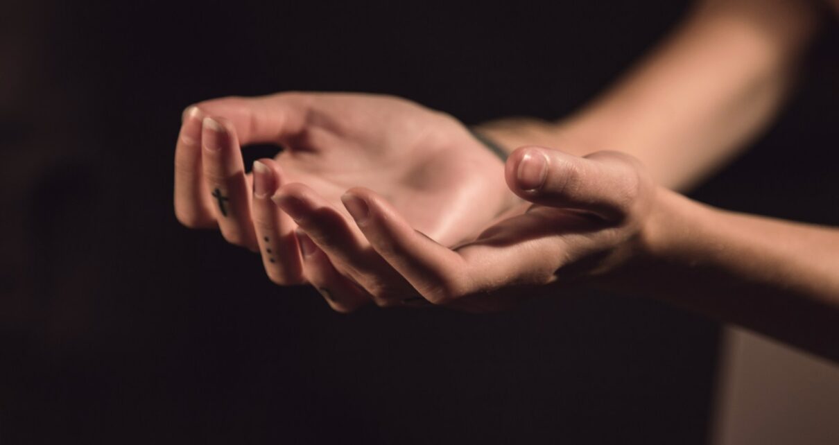 two human palms